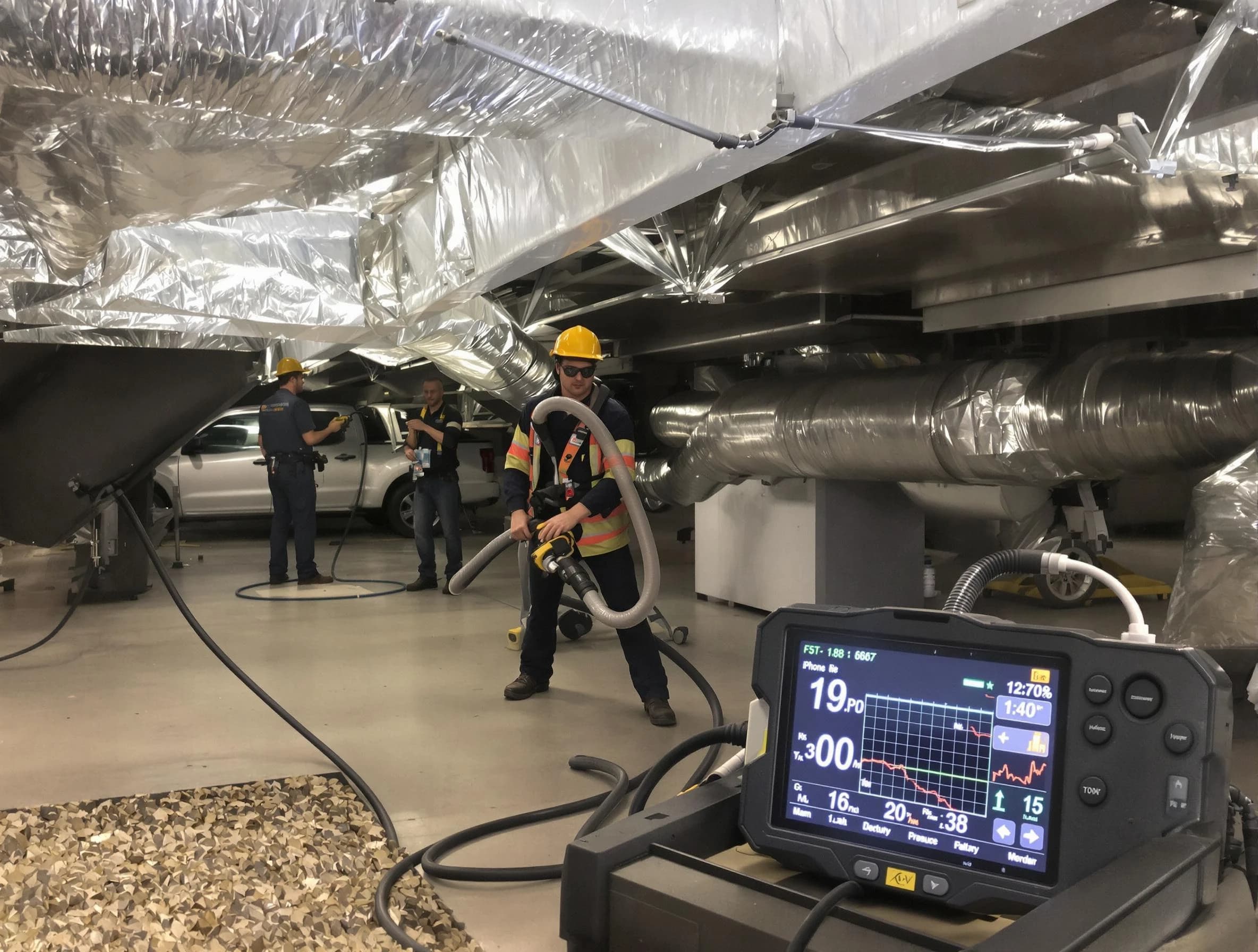Professional negative pressure duct cleaning by Fort Lupton Air Duct Cleaning in Fort Lupton