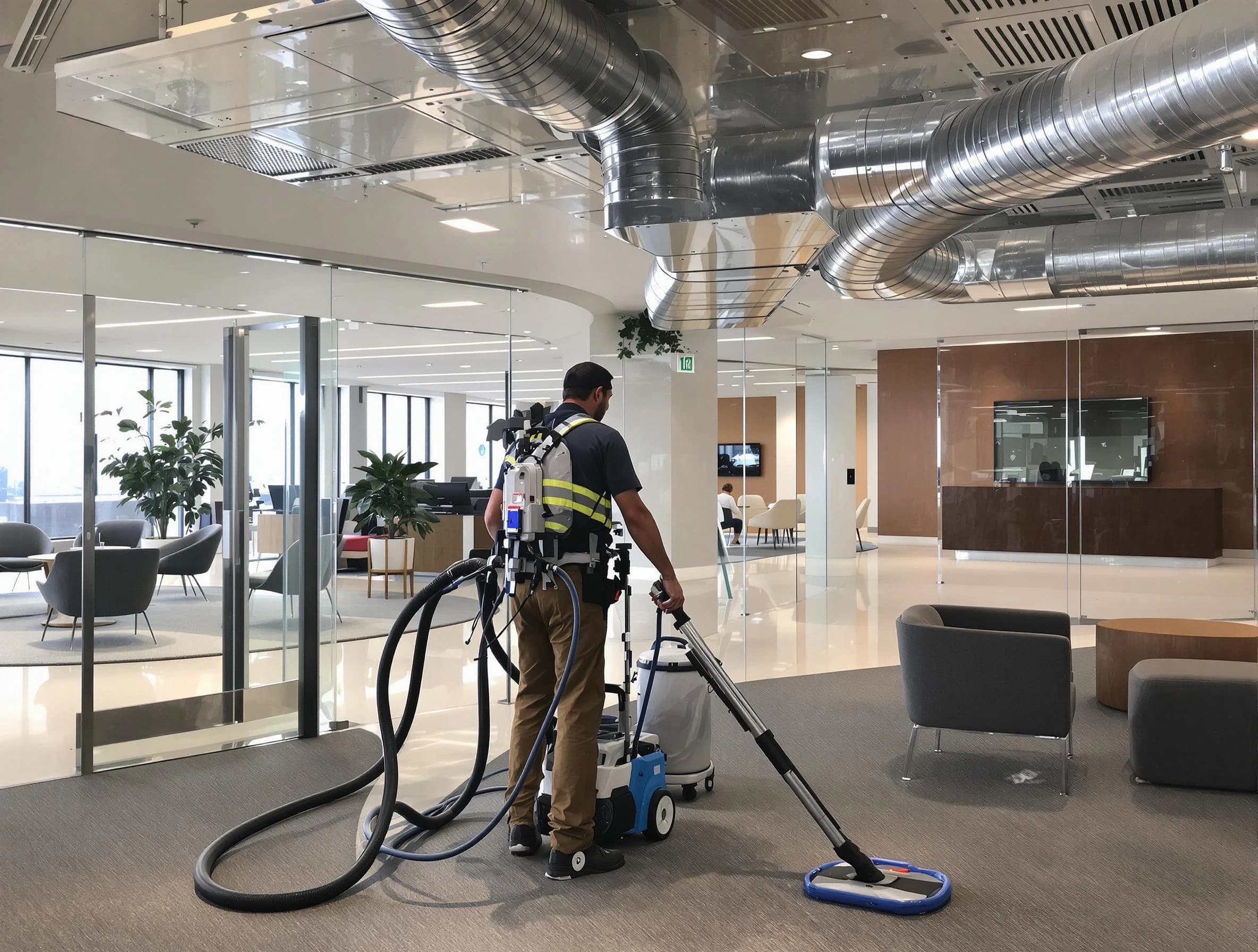 Commercial duct cleaning service by Fort Lupton Air Duct Cleaning in Fort Lupton