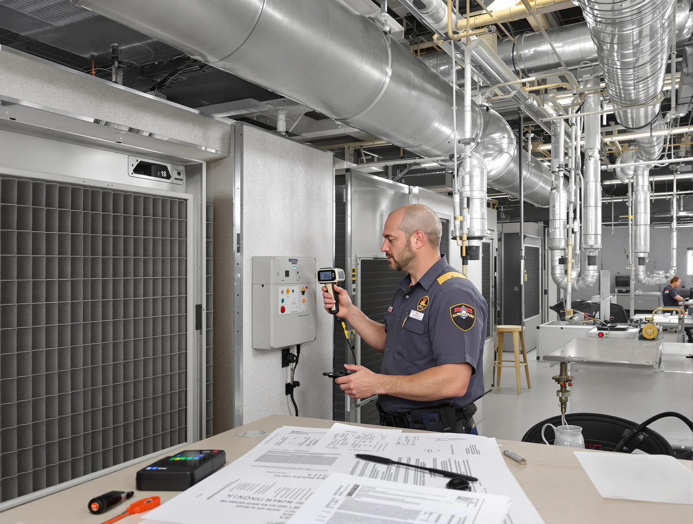 Professional filter system inspection by Fort Lupton Air Duct Cleaning in Fort Lupton