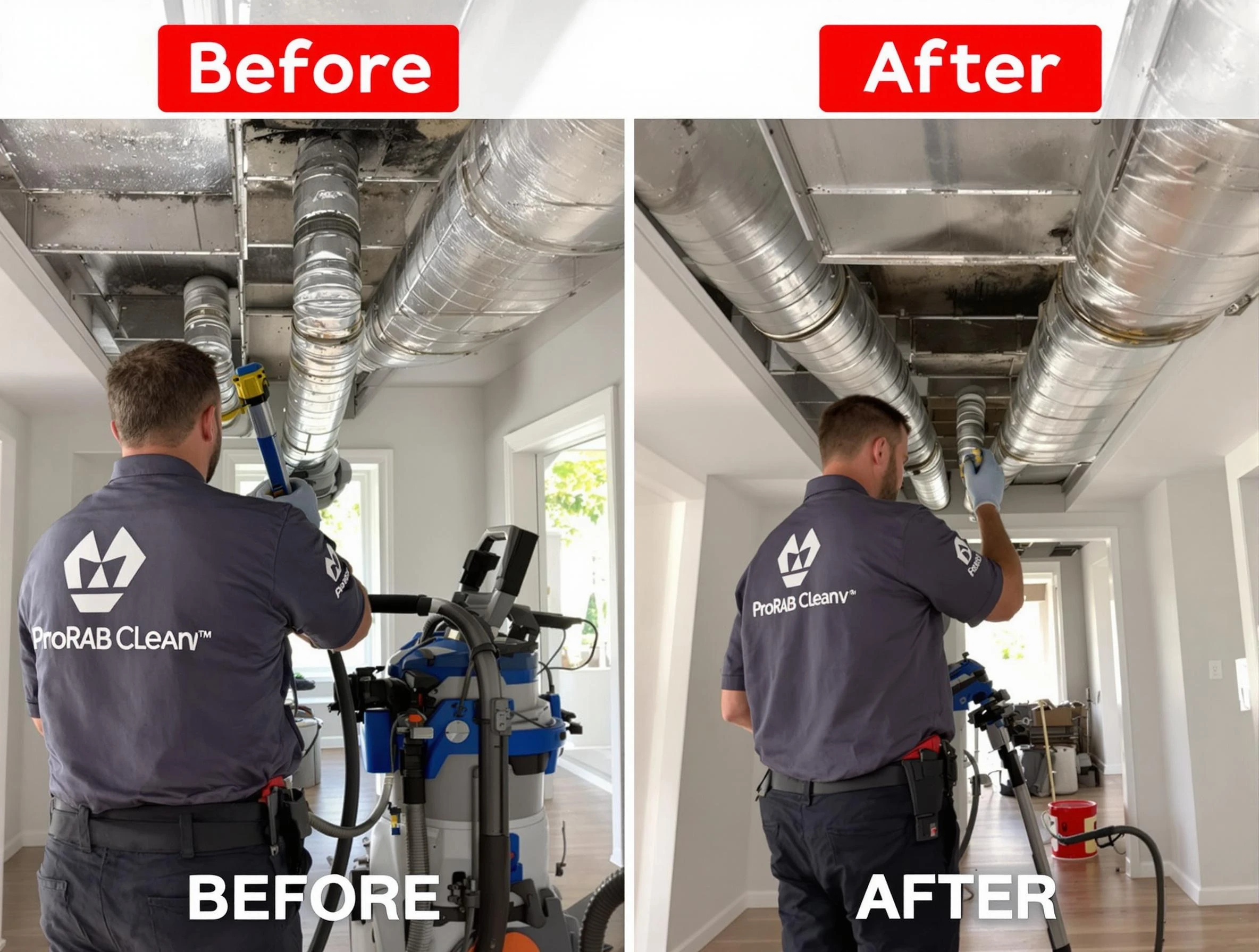 Fort Lupton Air Duct Cleaning expert performing thorough residential duct cleaning in a Fort Lupton home